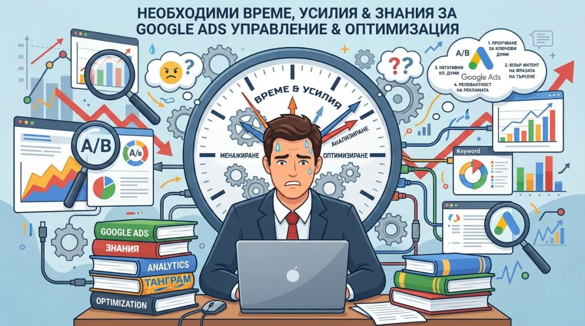 Ефективно управление на реклами в Google Ads от Танграм