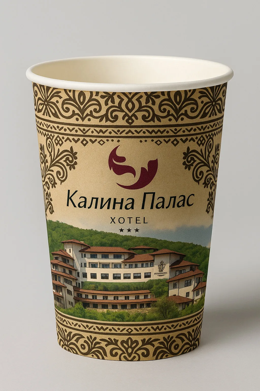 Картонени чаши Калина Палас Трявна
