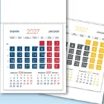 1229-vsichki-cvetove-2027 Едносекционен работен календар 1229 за 2027 г. — цветовете на календариума