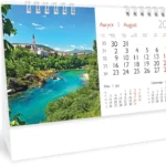 Настолна пирамида „Цветни месеци“ TRAVEL за 2027 г.