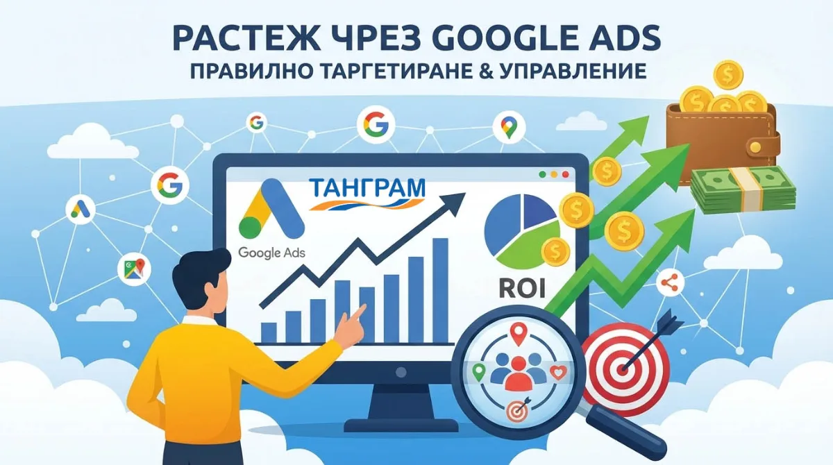Правилно таргетиране и оптимизиране на кампании в Google Ads от Танграм